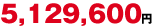 5,129,600~